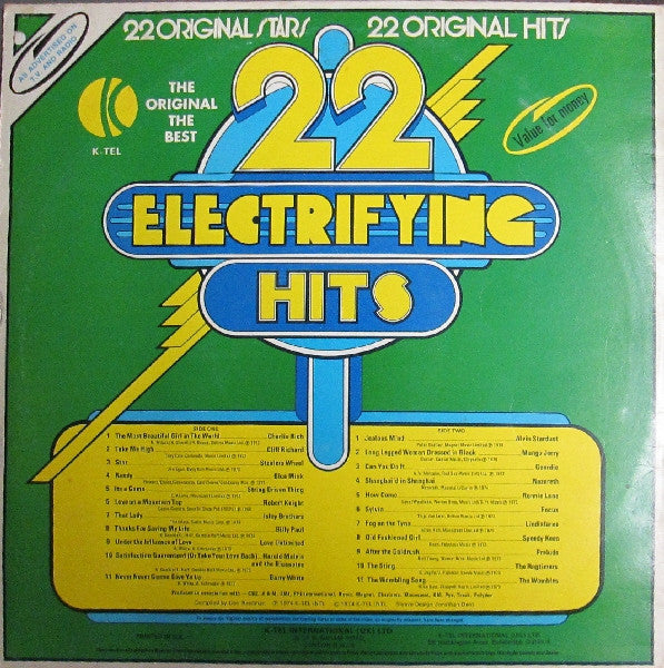 Various : 22 Electrifying Hits (LP, Comp, Ltd)