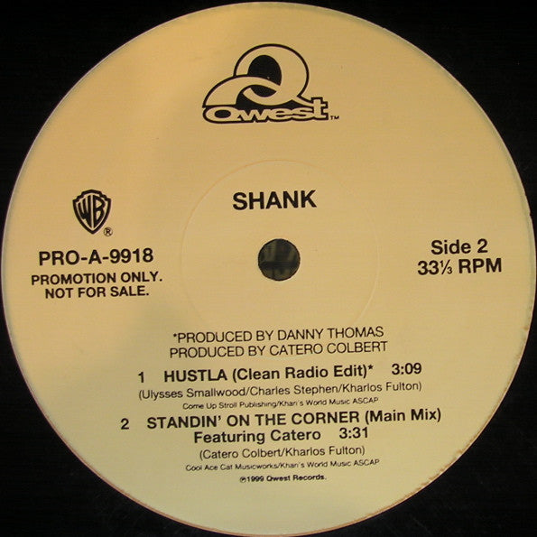 Shank (4) : Standin' On The Corner (12", Promo)