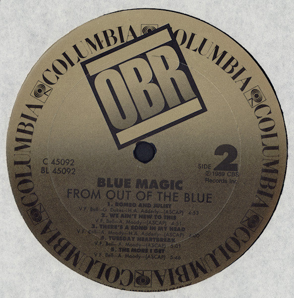 Blue Magic : From Out Of The Blue (LP, Album)