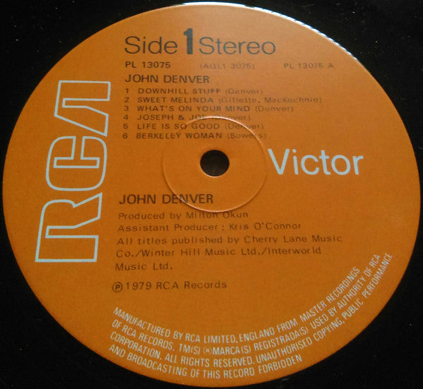 John Denver : John Denver (LP, Album)