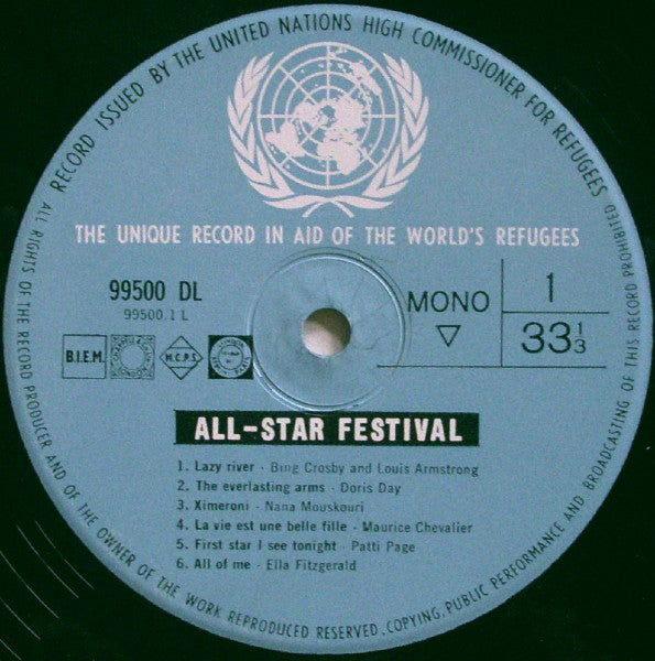 Various : All-Star Festival (LP, Comp, Mono)