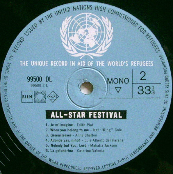 Various : All-Star Festival (LP, Comp, Mono)