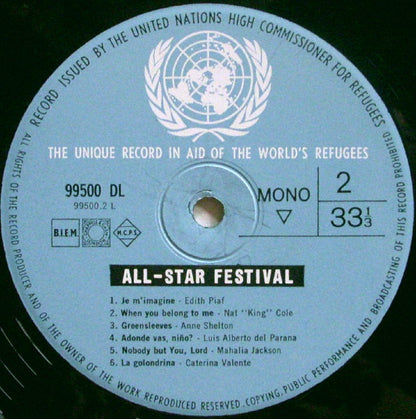 Various : All-Star Festival (LP, Comp, Mono)