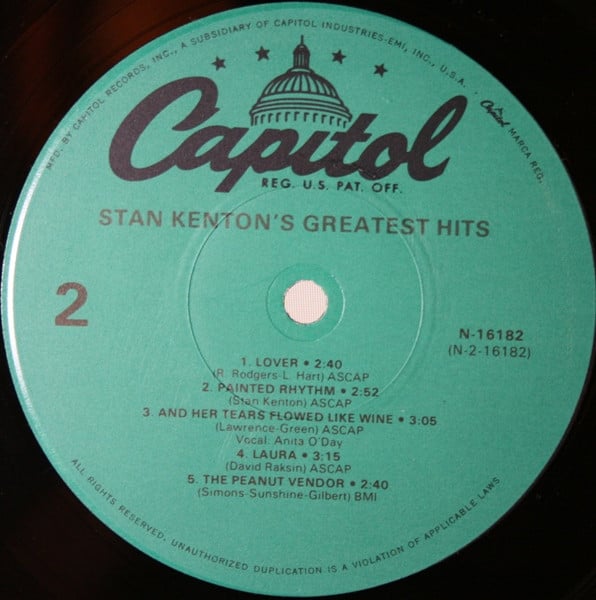 Stan Kenton : Stan Kenton's Greatest Hits (LP, Comp, Mono, RE)