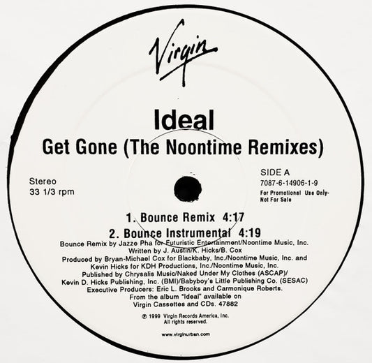 Ideal (6) : Get Gone (The Noontime Remixes) (12", Promo)