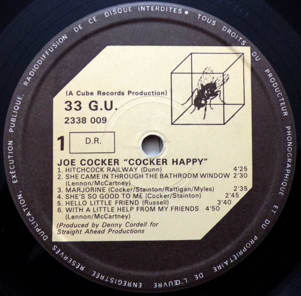 Joe Cocker : Cocker Happy (LP, Comp, RE, Gat)