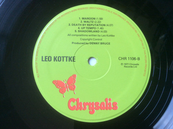 Leo Kottke : Leo Kottke (LP, Album)