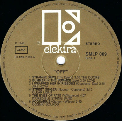 Various : Off (LP, Smplr)