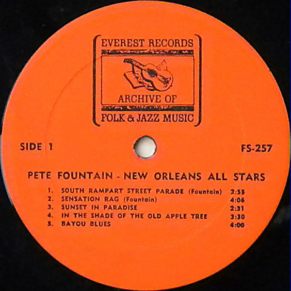 Pete Fountain : New Orleans All Stars (LP, Album)