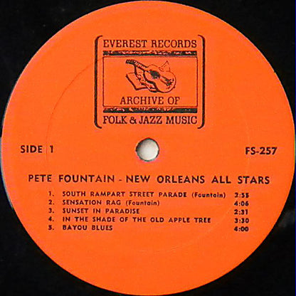 Pete Fountain : New Orleans All Stars (LP, Album)