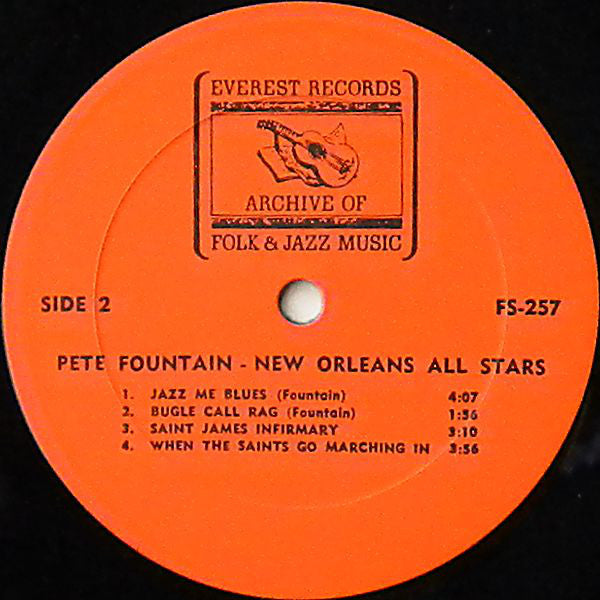 Pete Fountain : New Orleans All Stars (LP, Album)