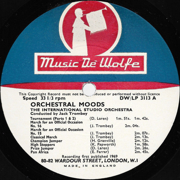 The International Studio Orchestra : Orchestral Moods (LP)