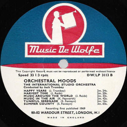 The International Studio Orchestra : Orchestral Moods (LP)