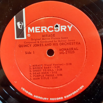 Quincy Jones : Mirage (Original Motion Picture Score) (LP, Mono)