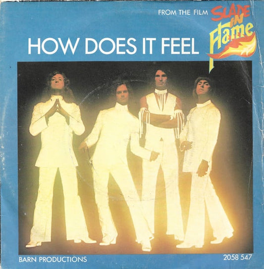 Slade : How Does It Feel (7", Single, Tan)