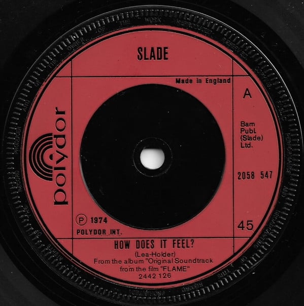 Slade : How Does It Feel (7", Single, Tan)