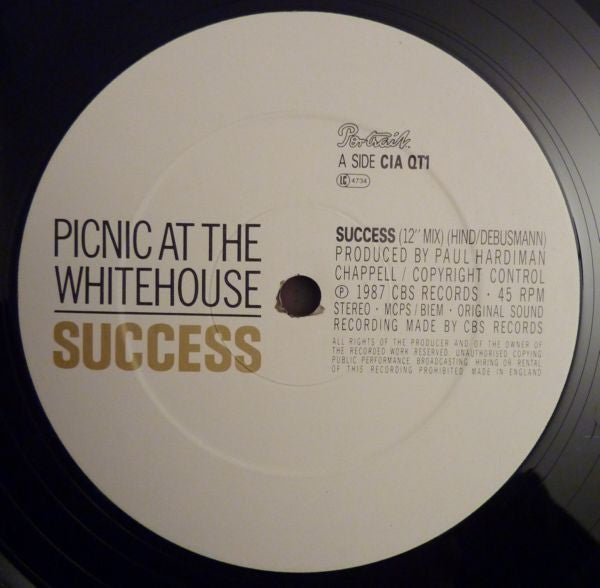 Picnic At The Whitehouse : Success (Extended Version) (12", Spe)