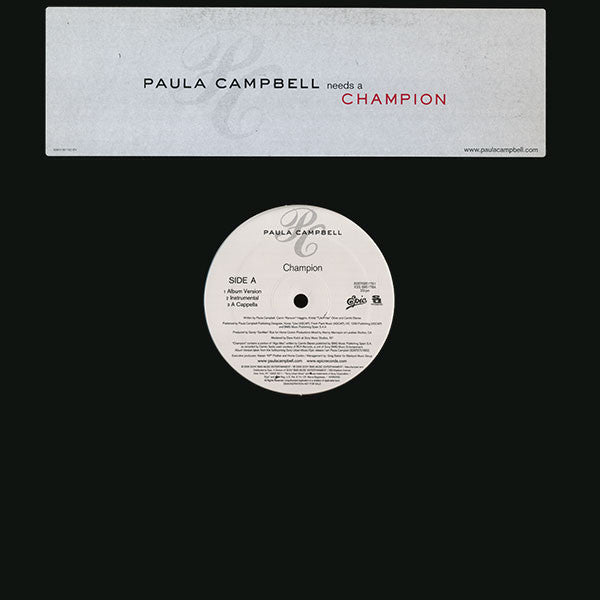 Paula Campbell : Champion (12", Promo)