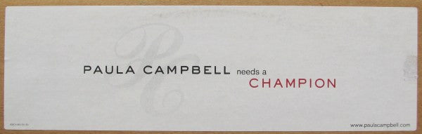 Paula Campbell : Champion (12", Promo)