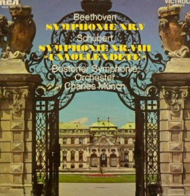 Ludwig van Beethoven, Franz Schubert, Boston Symphony Orchestra / Charles Munch : Symphonie No. V /  Symphonie No. VIII "Unvollendete" (LP, Album)