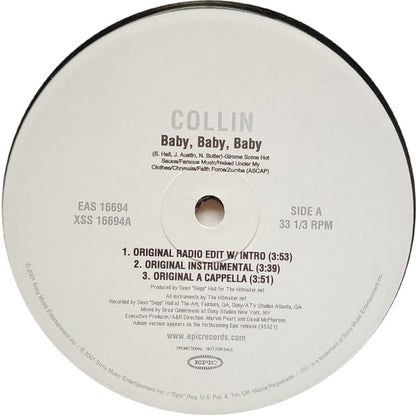 Collin (7) : Baby, Baby, Baby (12")