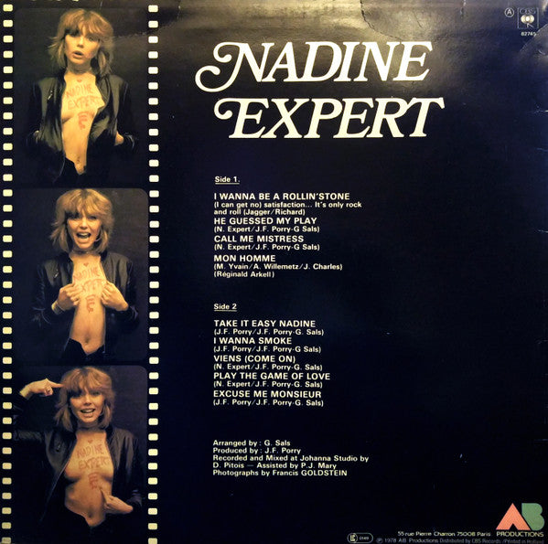 Nadine Expert : Excuse Me Monsieur (LP, Album)