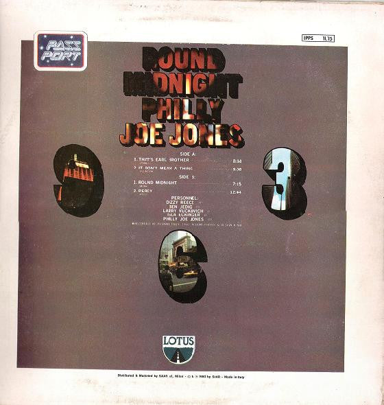 "Philly" Joe Jones : Round Midnight (LP, Unofficial)