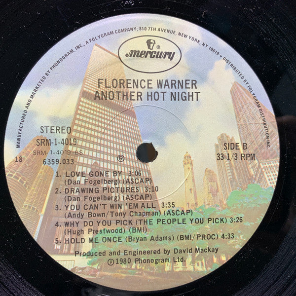 Florence Warner : Another Hot Night (LP, Album, 18 )