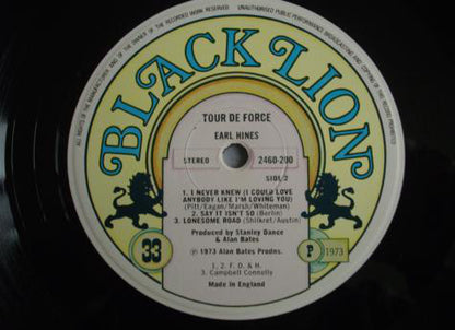 Earl Hines : Tour De Force (LP, Album)