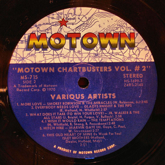 Various : Motown Chartbusters Volume 2 (LP, Comp)