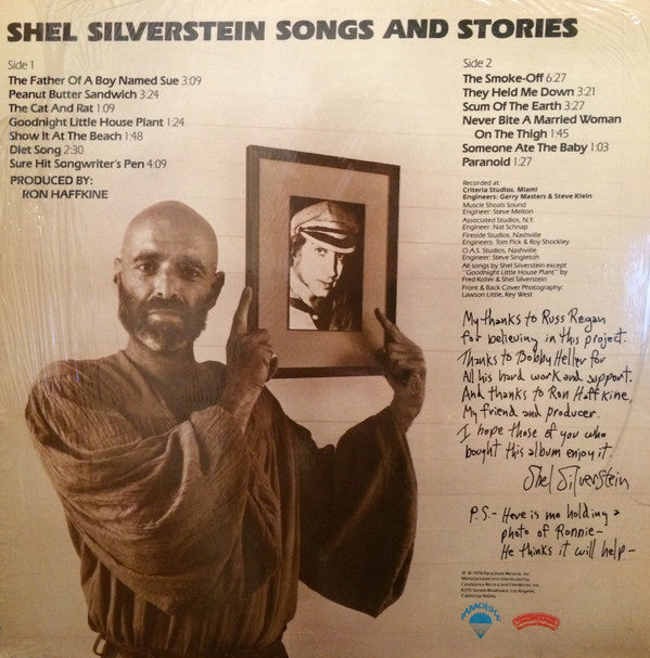 Shel Silverstein : Songs And Stories (LP, Album)