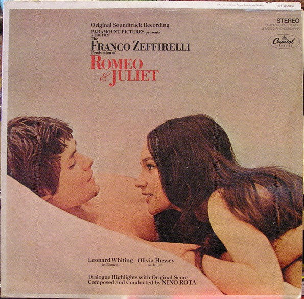 Nino Rota : Romeo & Juliet (LP, Album)