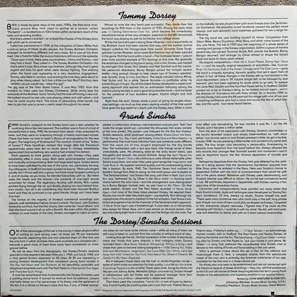 Tommy Dorsey & Frank Sinatra : The Dorsey / Sinatra Sessions Vol. 2 (July 17, 1940 - May 28, 1941) (2xLP, Comp)