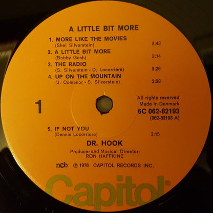 Dr. Hook : A Little Bit More (LP, Album)