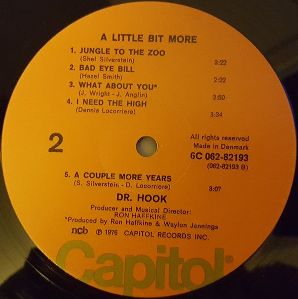 Dr. Hook : A Little Bit More (LP, Album)