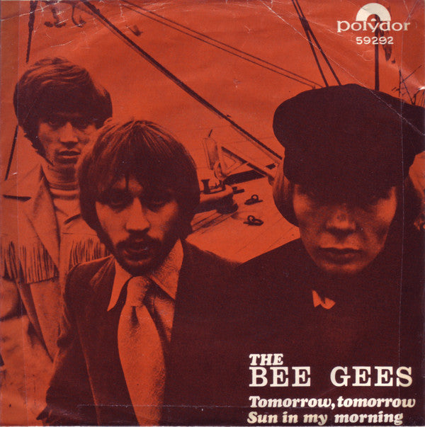 Bee Gees : Tomorrow Tomorrow / Sun In My Morning (7", Single, Mono, Red)