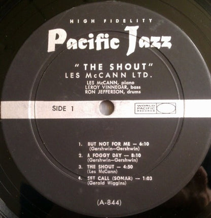 Les McCann Ltd. : The Shout (LP, Album, Mono)