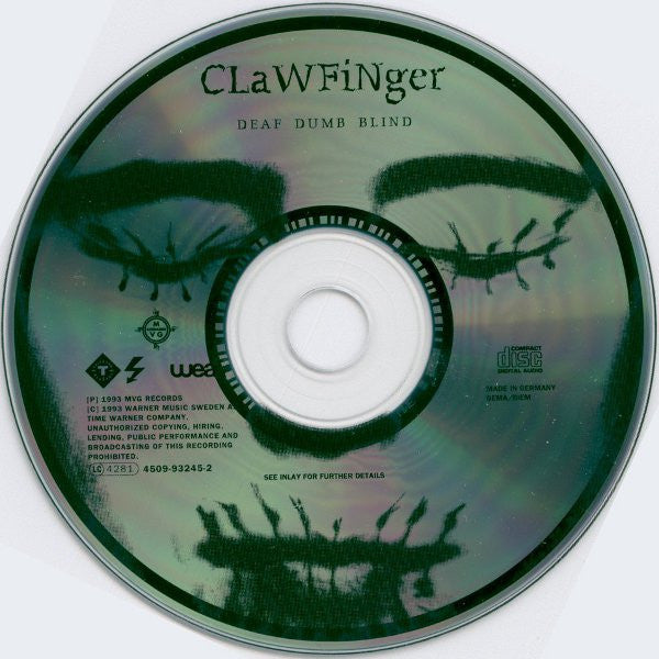 Clawfinger : Deaf Dumb Blind (CD, Album, RE)