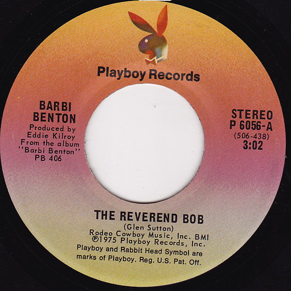 Barbi Benton : The Reverend Bob (7", Single)