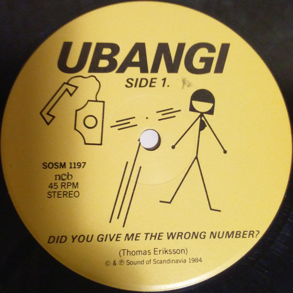 Ubangi : Did You Give Me The Wrong Number? (12", Ltd)