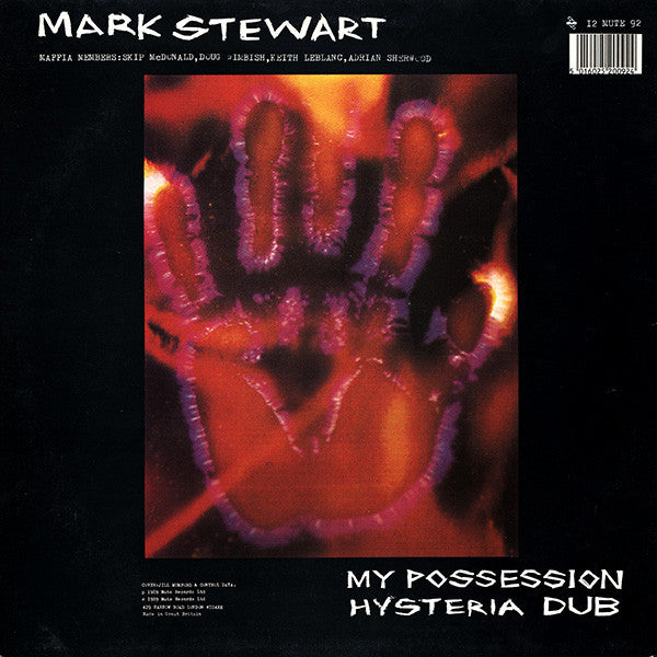 Mark Stewart : Hysteria (12", Single)