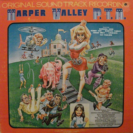 Various : Original Movie Soundtrack Recording: Harper Valley P.T.A. (LP, Album, Tra)