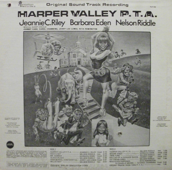 Various : Original Movie Soundtrack Recording: Harper Valley P.T.A. (LP, Album, Tra)