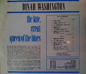 Dinah Washington : The Late, Great Queen Of The Blues (LP)