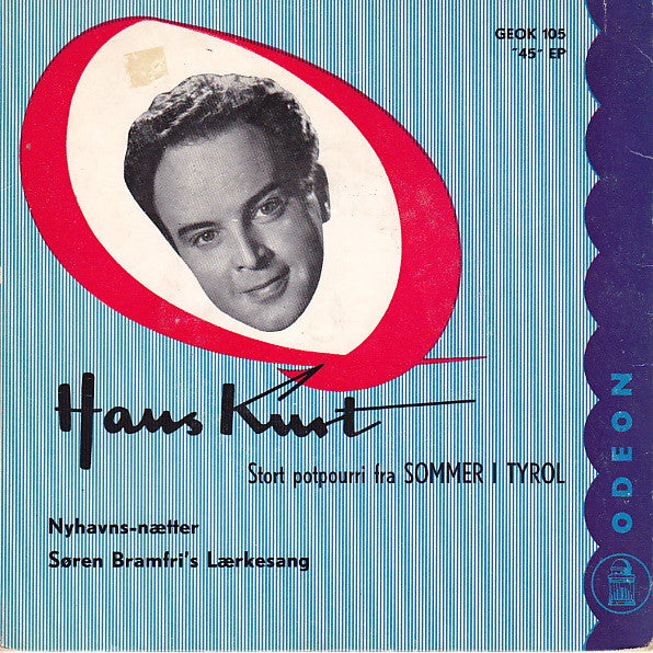 Hans Kurt : Stort Potpurri Fra Sommer I Tyrol (7", EP)