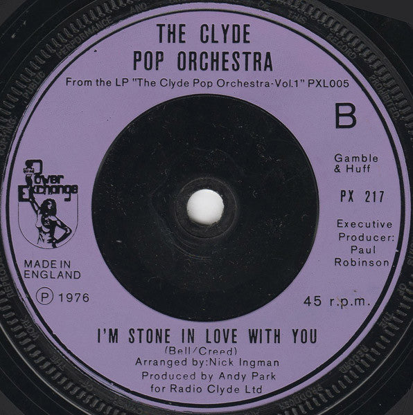 The Clyde Pop Orchestra : All Around My Hat: A Fantasia / I'm Stone In Love With You (7", Single)