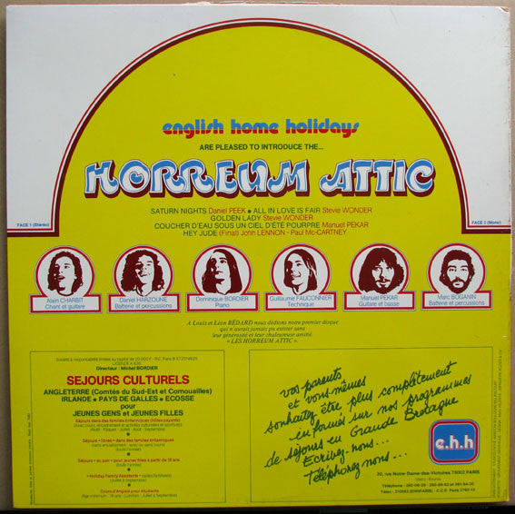 Horreum Attic : English Home Holidays (LP, Album, Mono, Gat)