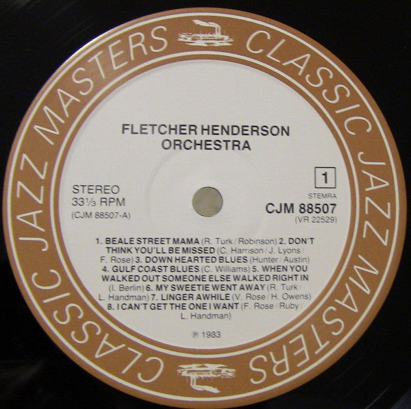 Fletcher Henderson And His Orchestra With Louis Armstrong & Coleman Hawkins : Fletcher Henderson Orchestra With Louis Armstrong & Coleman Hawkins 1923-1927 (LP, Comp)