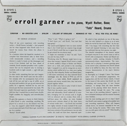 Erroll Garner : Erroll Garner (LP, Album, Mono)