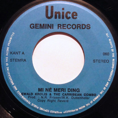 Ewald Krolis & The Caribbean Combo : Mi Né Merie Ding (7")